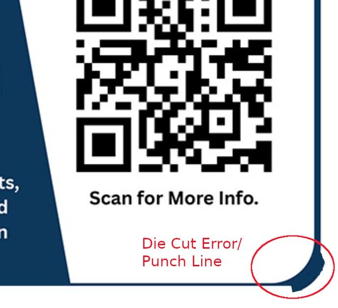 Punching and die-cutting defect detection