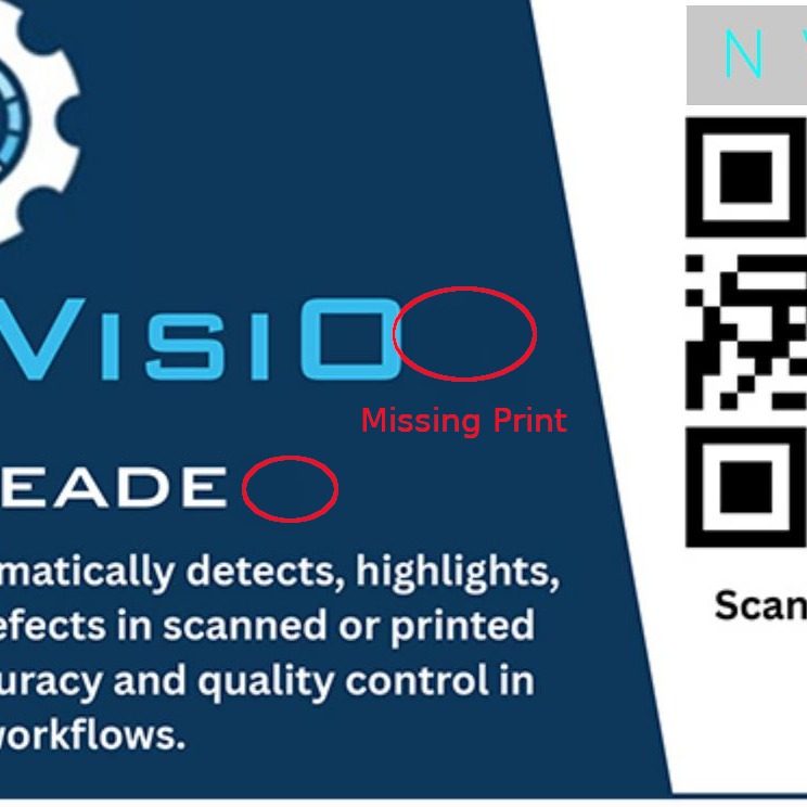 Print and colour defect detection
